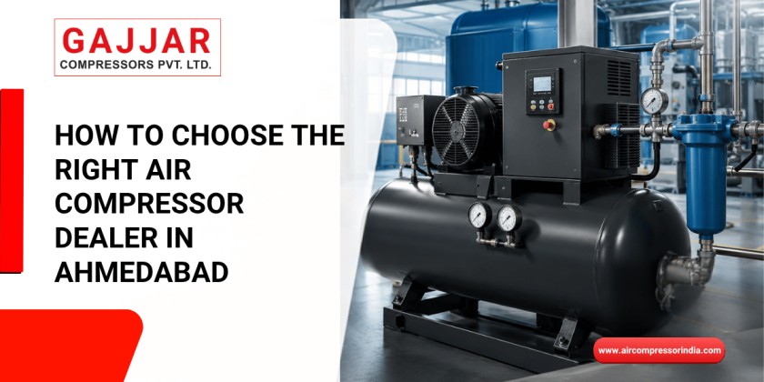 How to Choose the Right Air Compressor Dealer in Ahmedabad